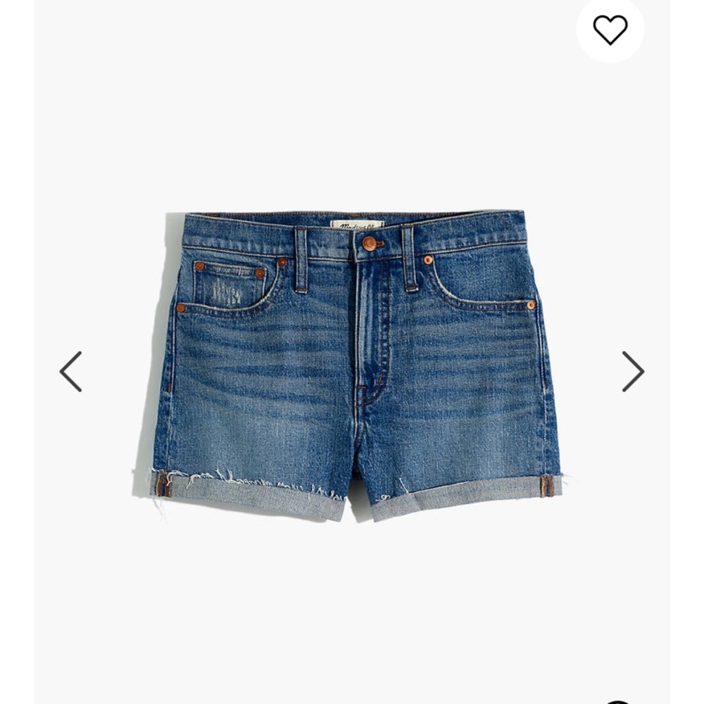 Madewell denim high rise shorts